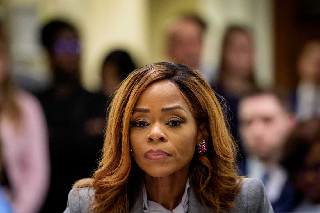 U.S. Rep. Sheila Cherfilus-McCormick, D-Fla, appears for a hearing of the House Ethics Committee on Capitol Hill on March 26, 2026.