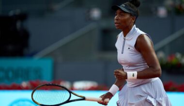 Venus Williams eyes playing French Open after loss in Madrid