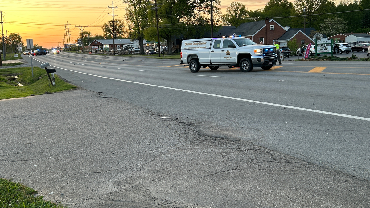 Coroner called to scene of crash along busy Clermont County road