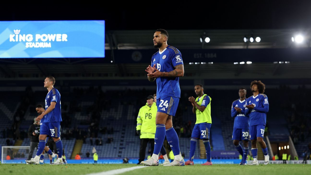 Leicester relegated to League One 10 years after Premier League title