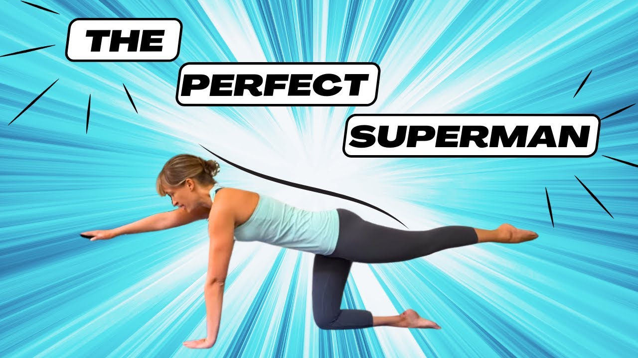 Pilates quadruped exercise aka superman - YouTube