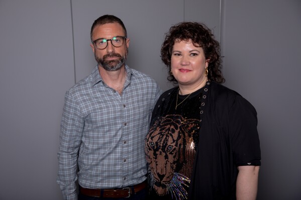Jacob Tierney, left, and Rachel Reid in New York this month. (Photo by Andy Kropa/Invision/AP)