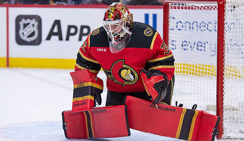 Linus Ullmark Ottawa Senators NHL