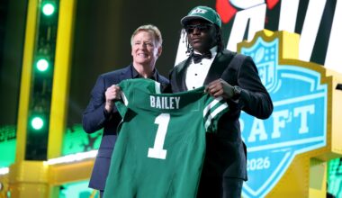 Eight teams traded out of the first round, Jets had three firsts, and six teams had two