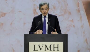 LVMH's Arnault says to talk of retirement in '7-8 years'