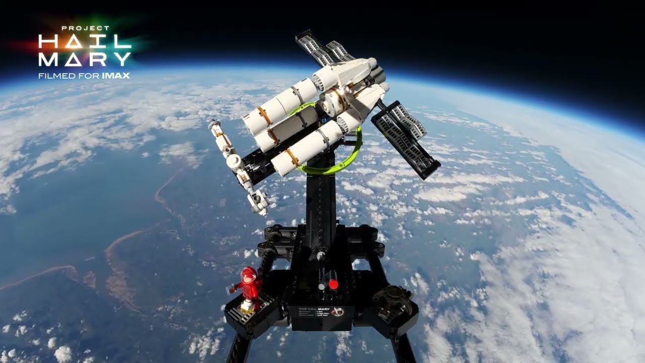 Project Hail Mary - Highest Altitude Launch Retrieval of a Lego Set - Only In Cinemas Now - YouTube