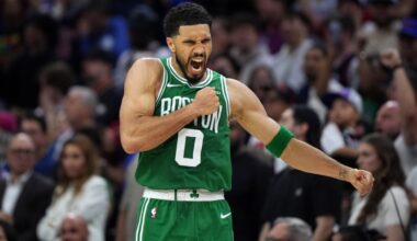 Celtics star Jayson Tatum says he’s not 100% yet, but shows he’s close