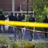 Police investigate the scene of a shooting near the student union at Florida State University on April 17, 2025 in Tallahassee, Florida. Two people were killed and five injured in the attack. Florida's attorney general is now investigating OpenAI because the alleged shooter used Chat