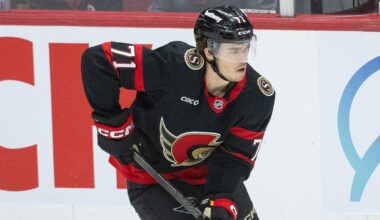 Ottawa's Ridly Greig delivers disgusting cheap shot in game 4 against Carolina