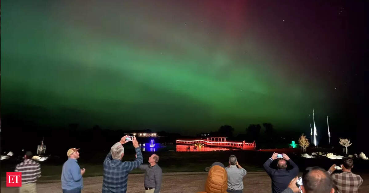 Aurora borealis tonight Northern Lights: Aurora borealis tonight: Timing, locations to witness northern lights. Check full list of states where residents can catch glimpse on Sunday