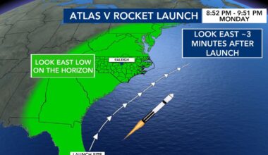 When, where you should look for Monday's Atlas V rocket launch? :: WRAL.com