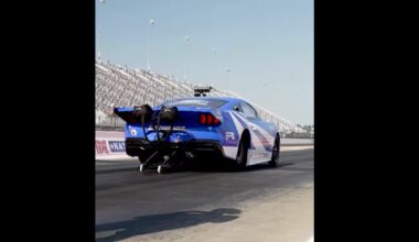 Ford's 2,200-HP electric Mustang runs 6.87-sec quarter mile, smashes EV record