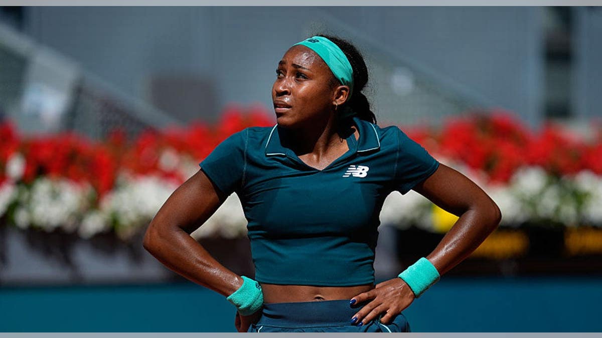 coco gauff at the madrid open