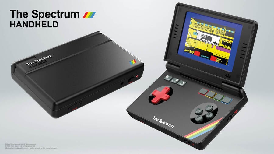 The C64 And ZX Spectrum Are Being Reimagined As Nintendo-Style Clamshell Handhelds 1