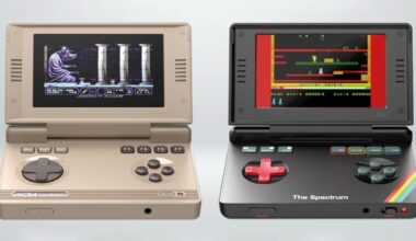 The C64 And ZX Spectrum Are Being Reimagined As Nintendo-Style Clamshell Handhelds