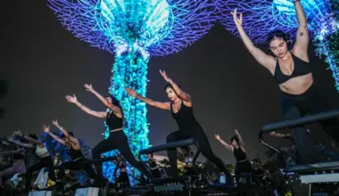 Vaura Pilates' Vaura After Dark event at Gardens by the Bay in June 2025.