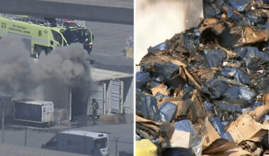 Cargo pallet fire breaks out at San Francisco International Airport, impacting some services, officials say
