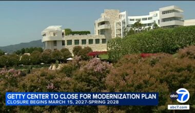 Getty Center to close for a year for major modernization project