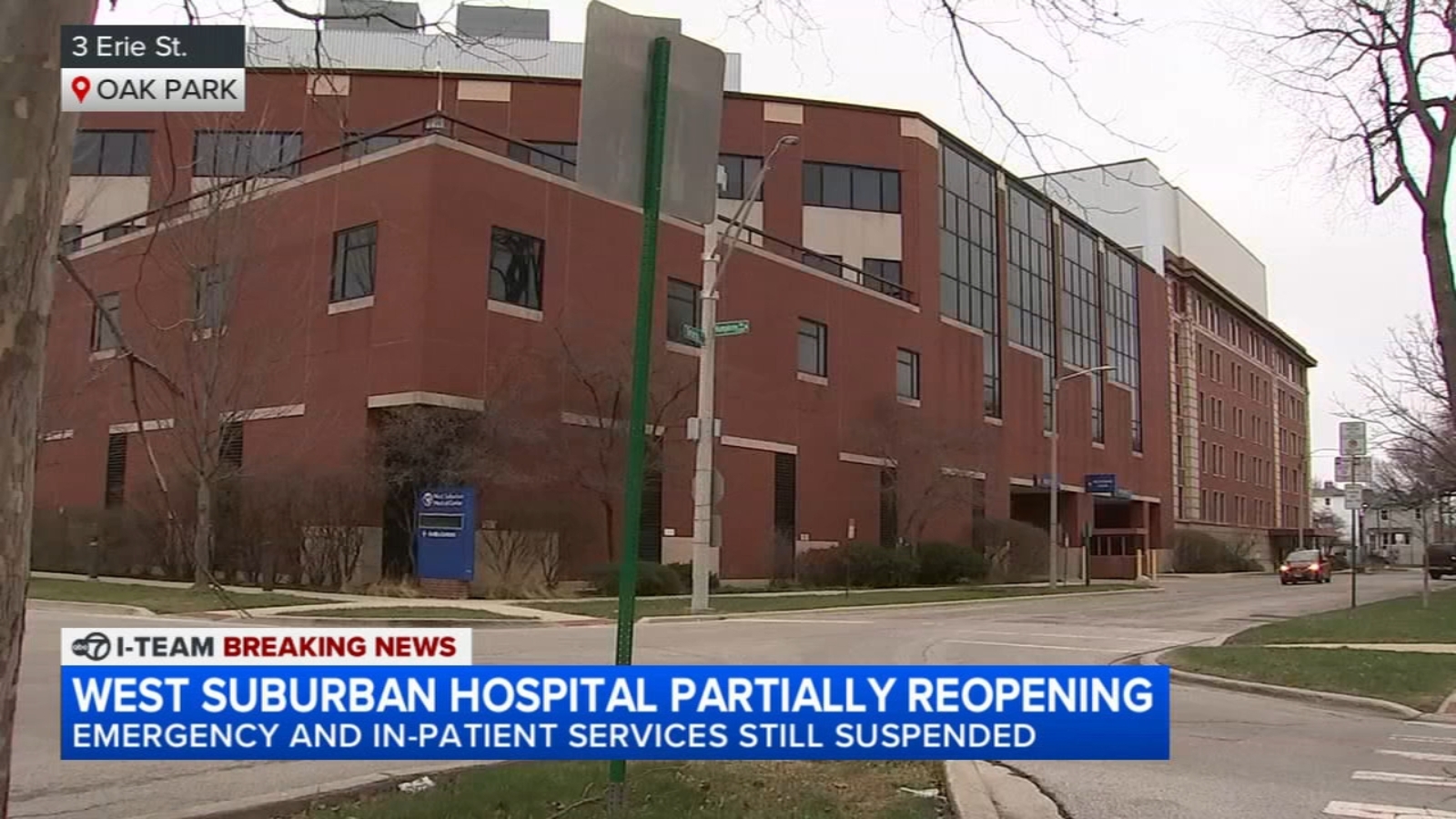 West Suburban Medical Center resumes hospital-based clinic services; ER services remain suspended