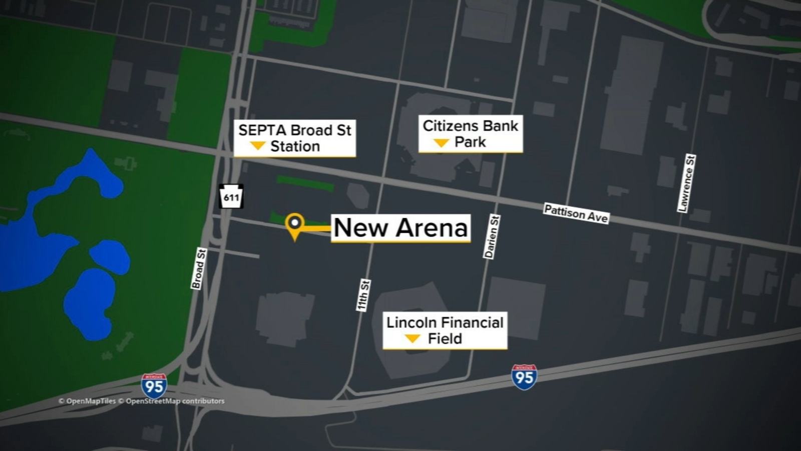 New Sixers, Flyers and WNBA arena to be build where old Spectrum arena was in South Philadelphia