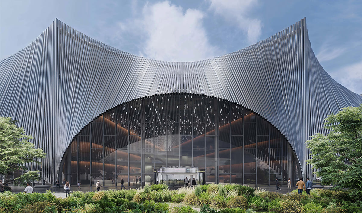BIG unveils Nashville arts center with aluminum tube facade | News