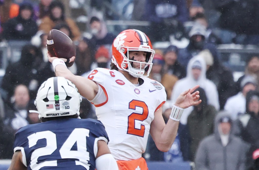 The Jets traded up to take Clemson quarterback Cade Klubnik in the 2026 NFL Draft.