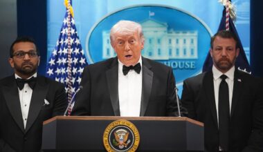 Trump safe, expected to speak following gunshots at WH Correspondents' Dinner
