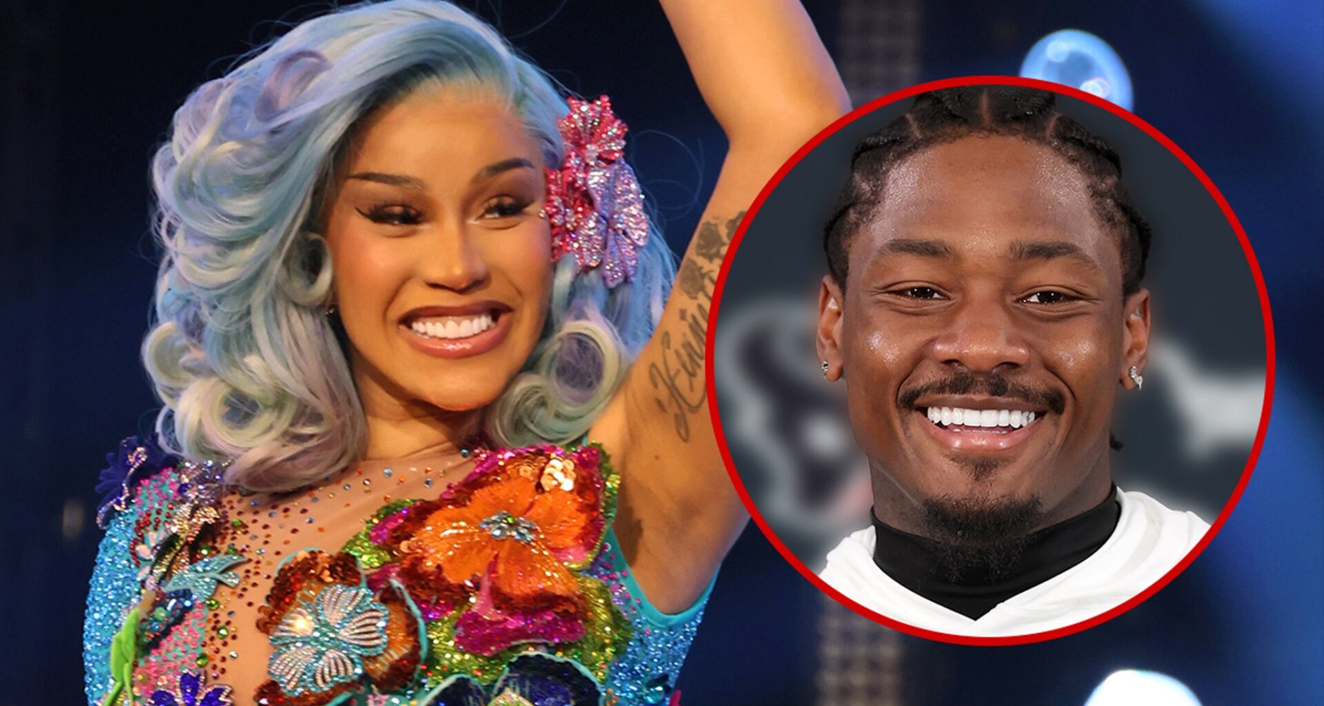 Stefon Diggs Supports Ex Cardi B at D.C. 'Little Miss Drama' Show