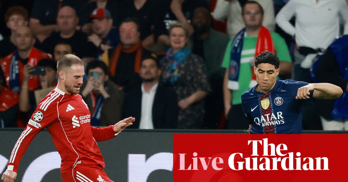 Paris Saint-Germain v Liverpool: Champions League quarter-final, first leg – live | Champions League