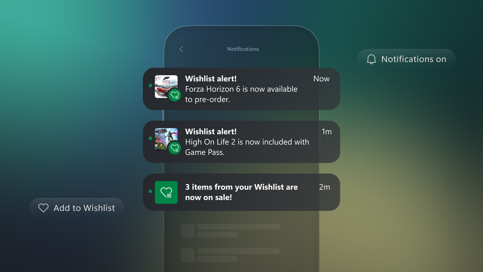 Wishlist Alerts Available in the Xbox Mobile App Asset