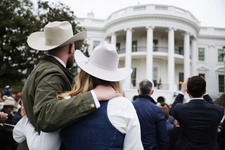 Image: President Trump Speaks To Farmers At The White House