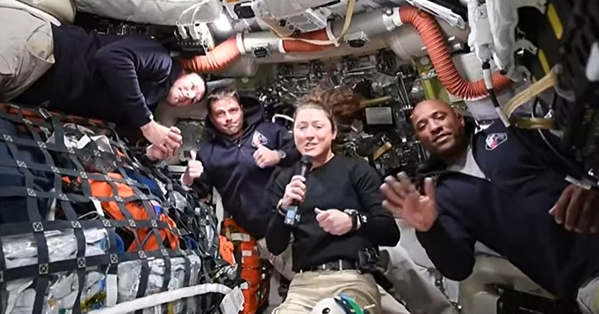In interview from space, Artemis II astronauts say they see moon's far side
