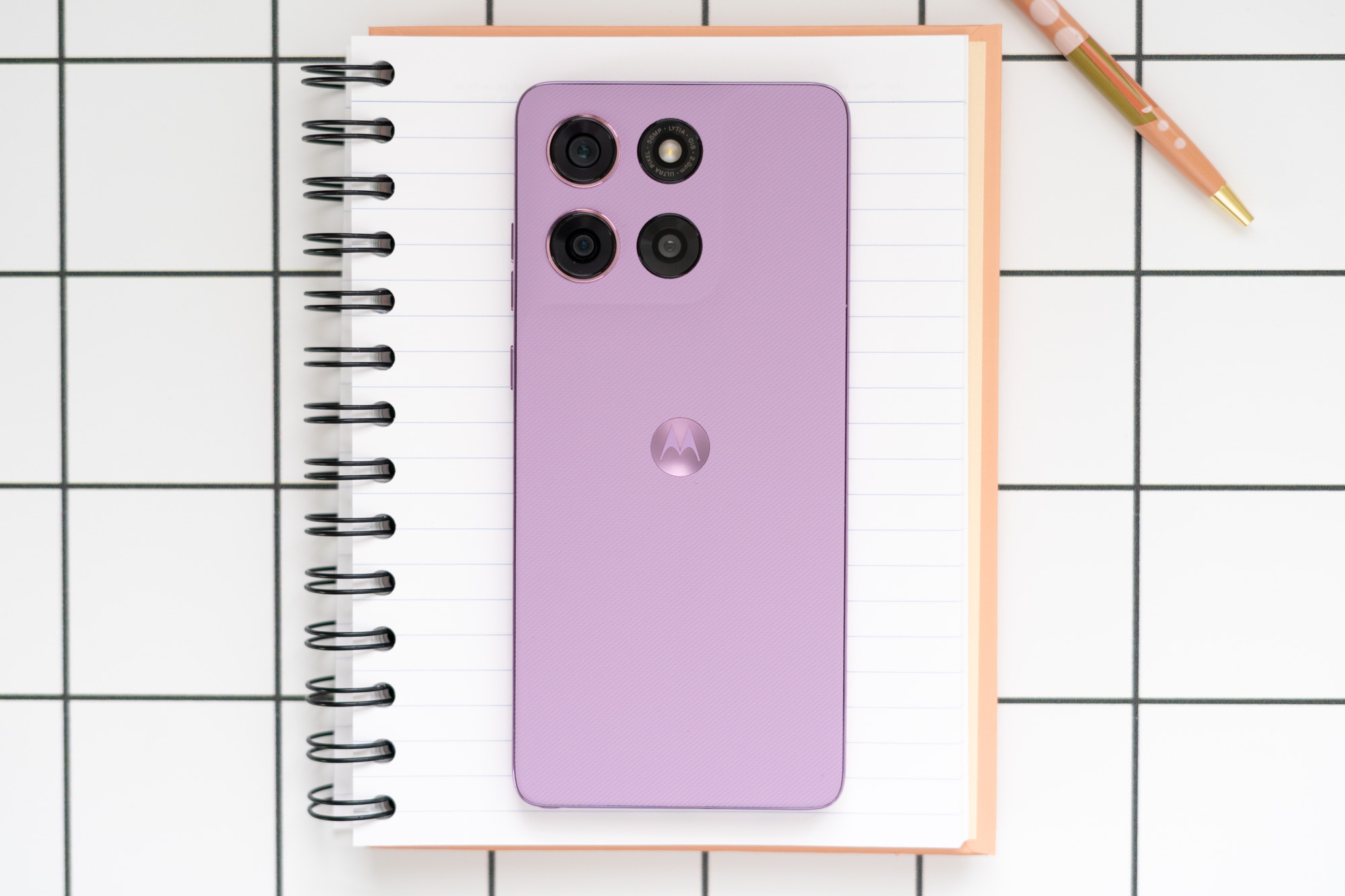 Motorola Moto G Stylus 2026 on a desk