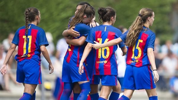 A record-breaking rout... Barcelona thrash Real Madrid 12-0 in the Women’s Champions League