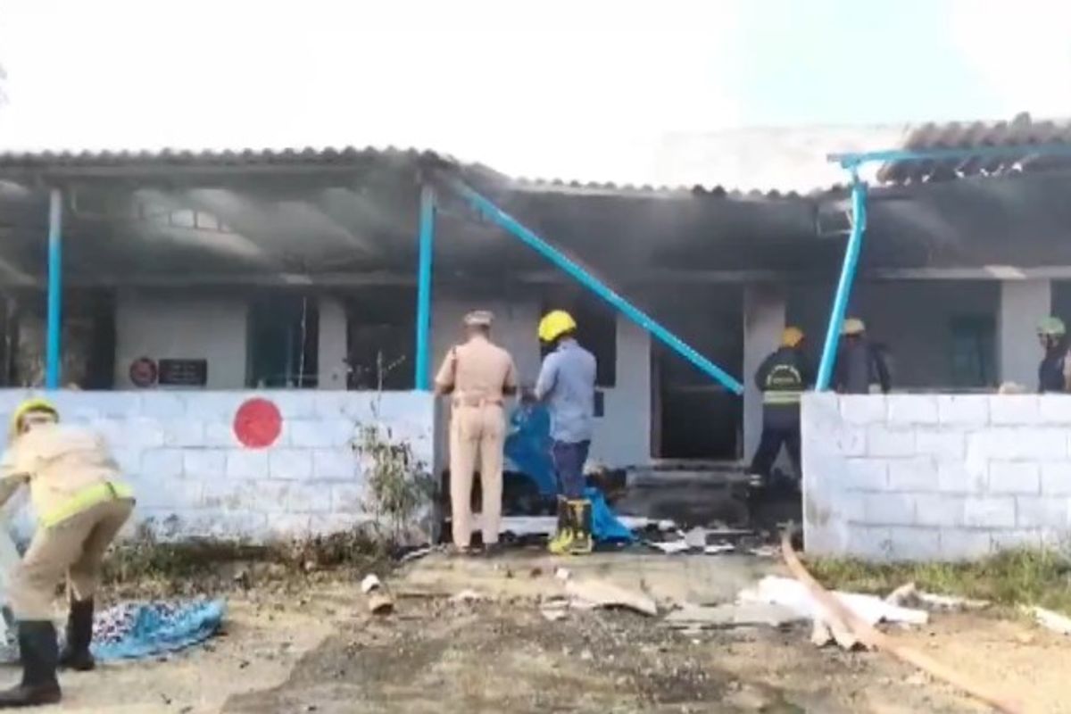 There was an explosion at a firecracker factory in Tamil Nadu, India, killing at least 20 people