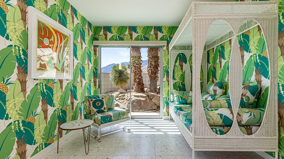 Trina Turk Soleil House Palm Springs CA sitting room