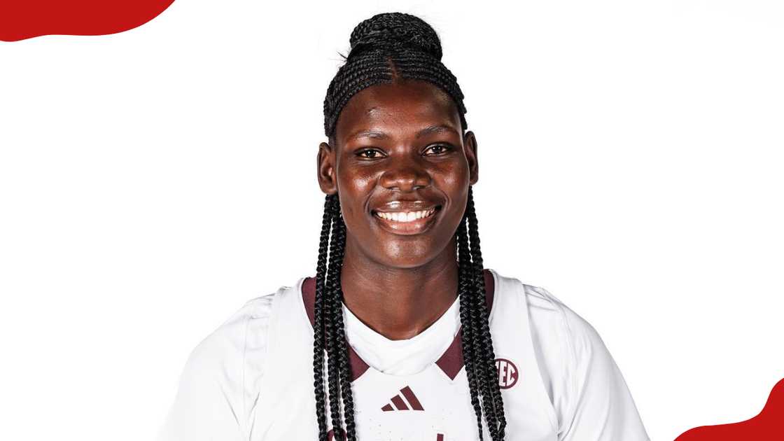 Madina Okot posing for a photo