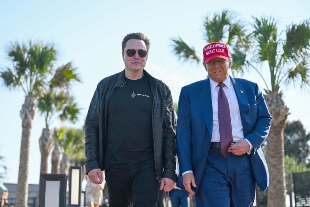 Donald Trump and Elon Musk Watch SpaceX Launch Its Sixth Test Flight Of Starship Spacecraft