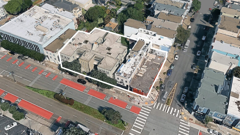 3300-3330 Geary Boulevard, image via Google Satellite