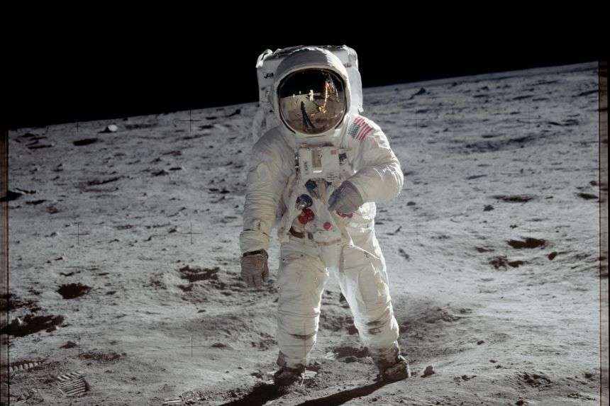 US astronaut Edwin