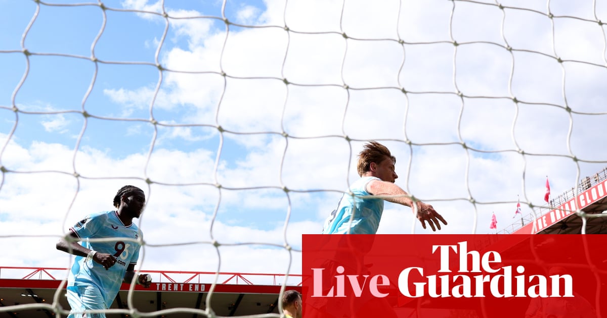 Nottingham Forest v Burnley, Aston Villa v Sunderland, and more – football clockwatch | Premier League