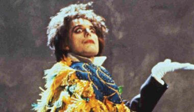 Queen&rsquo;s Freddie Mercury on the set of the video for I&rsquo;m Going Slightly Mad