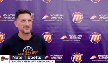 Nate Tibbetts talks about coming home to coach his Phoenix Mercury in Sioux Falls