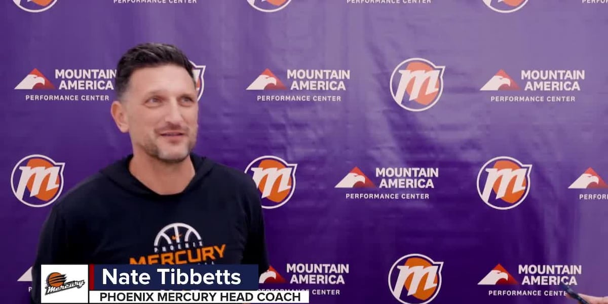 Nate Tibbetts talks about coming home to coach his Phoenix Mercury in Sioux Falls