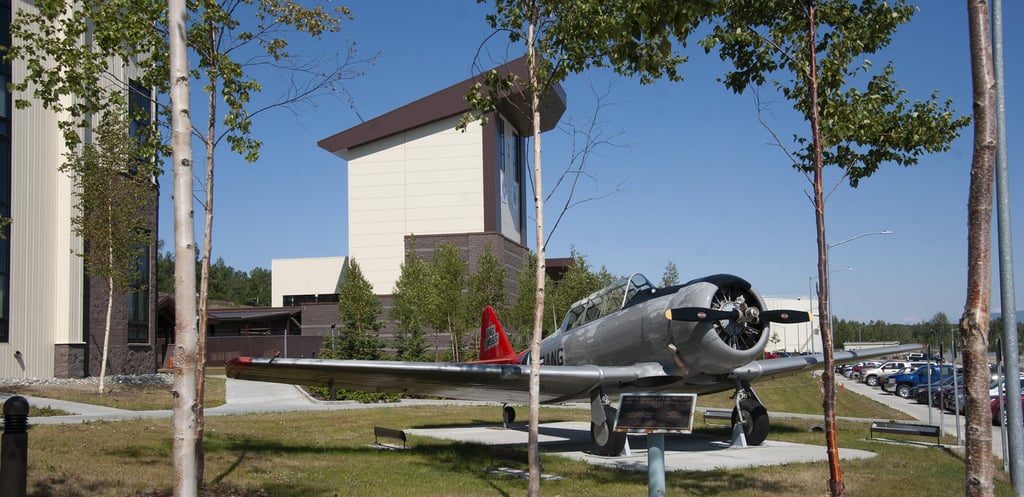 Joint Base Elmendorf-Richardson compound in Anchorage, Alaska. Soldiers are attacked by a bear while training in the compound on Thursday. Photo: TNS