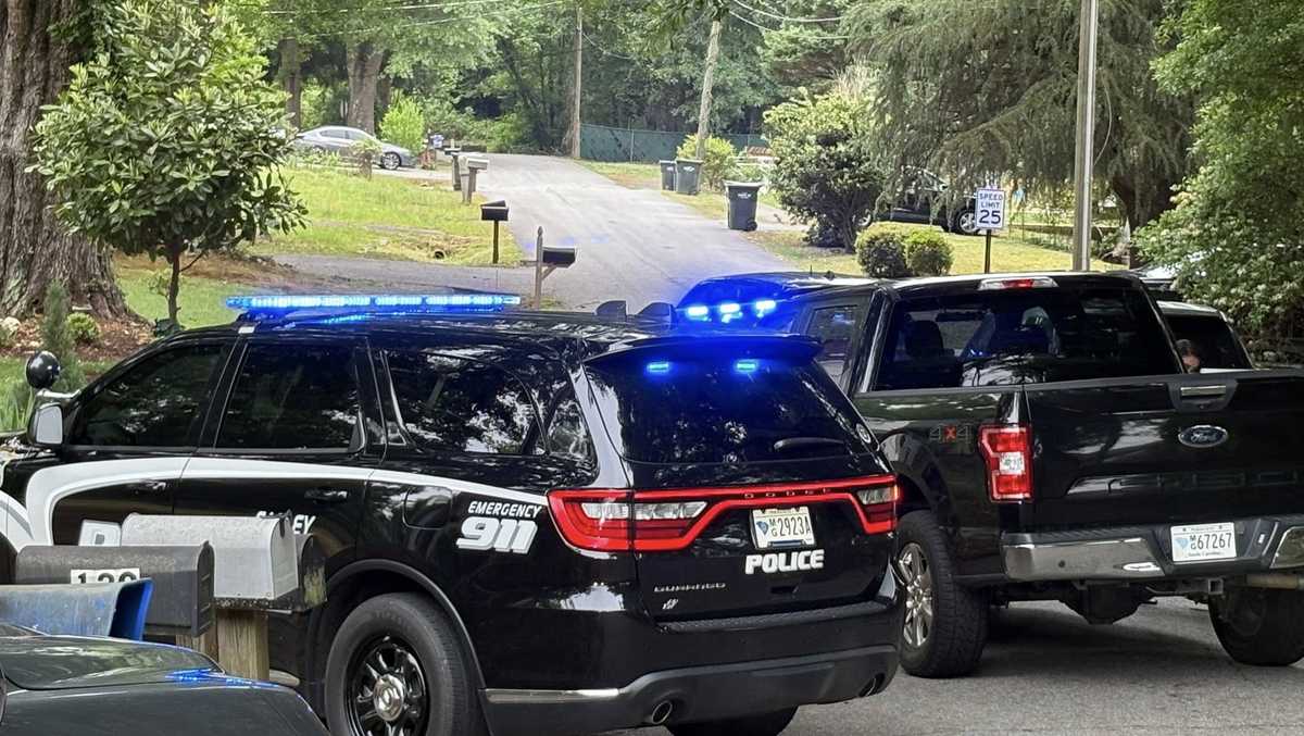 Search warrant being executed at Easley, South Carolina, home