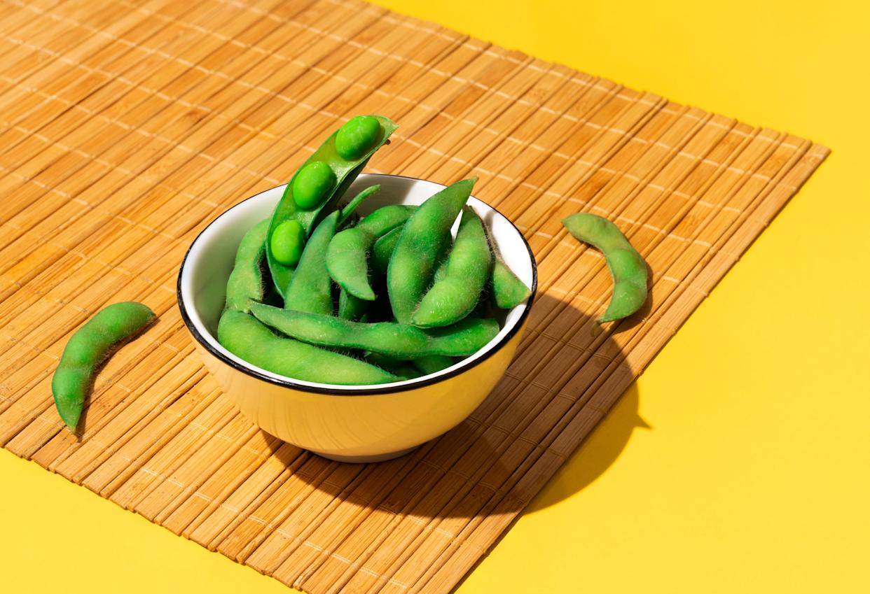 bowl of edamame