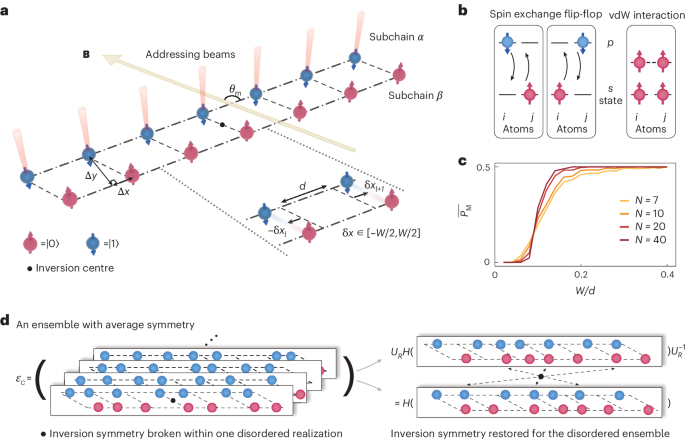 Average topological phase in a disordered Rydberg atom array