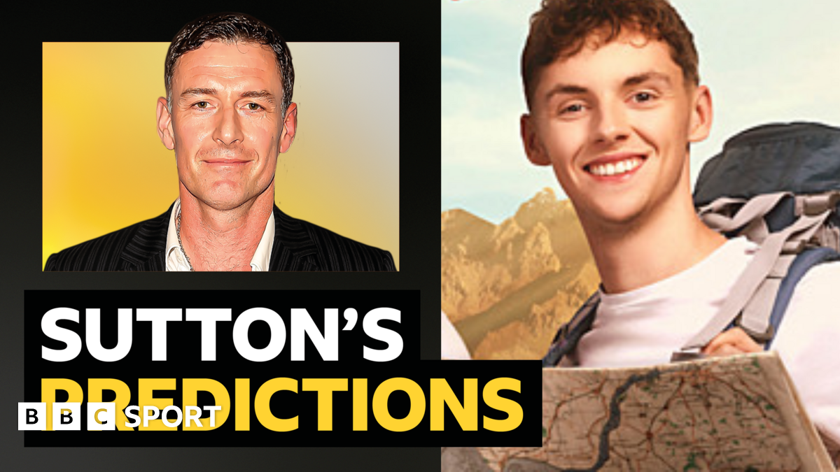 A picture of Chris Sutton with wording next to it that says BBC Sport columnist Chris Sutton