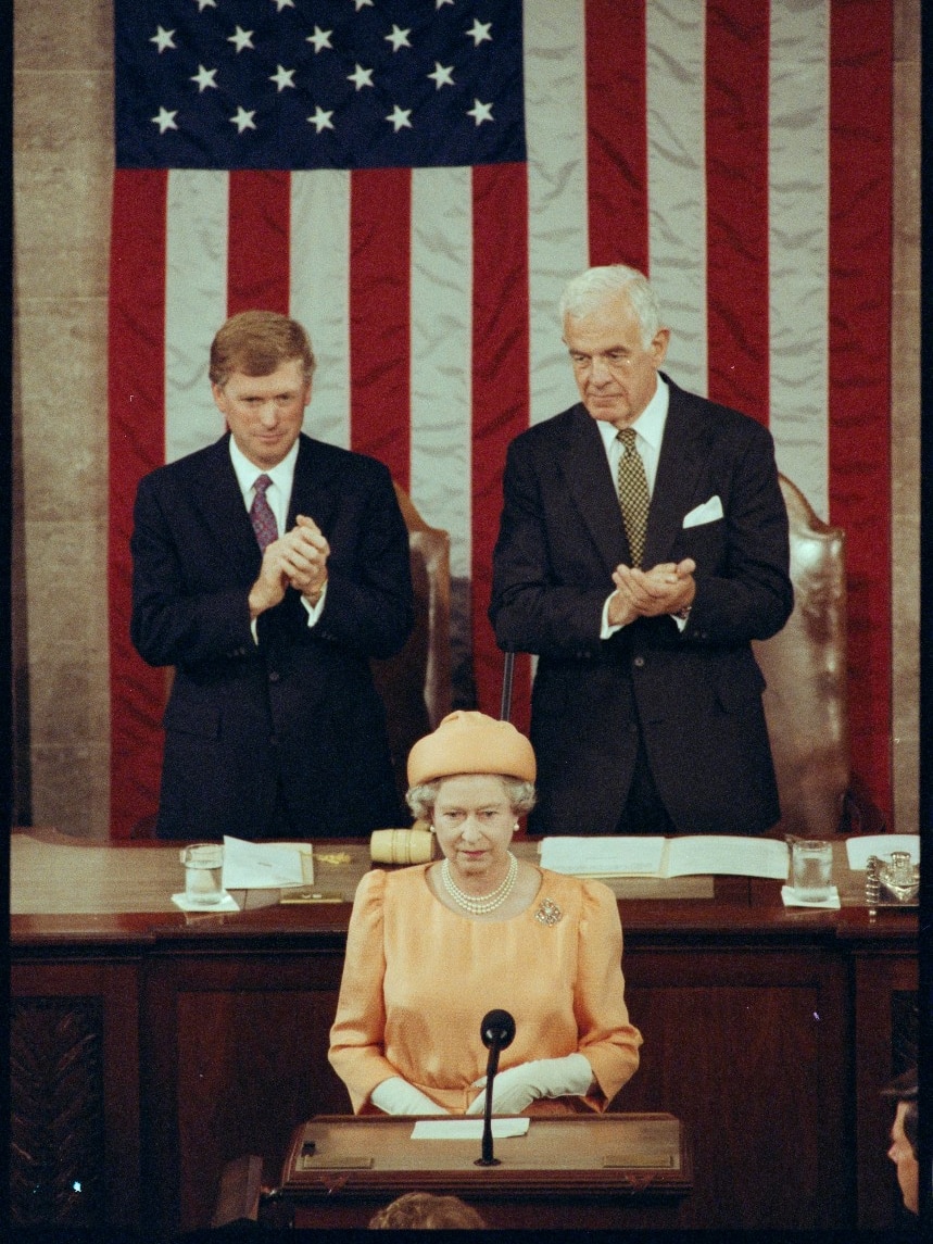 Queen Elizabeth in congress